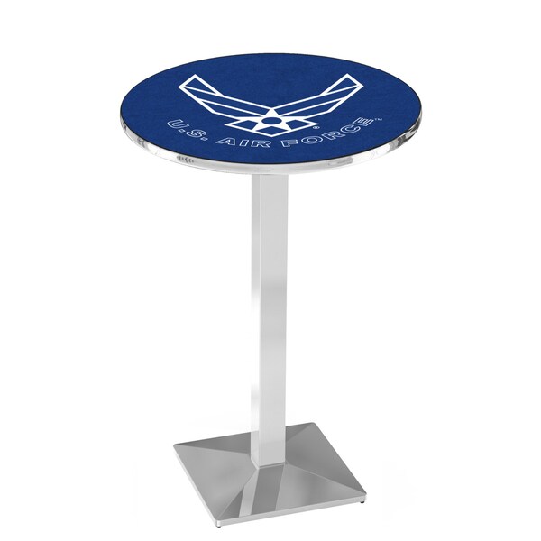 42" Chrome U.S. Air Force Pub Table